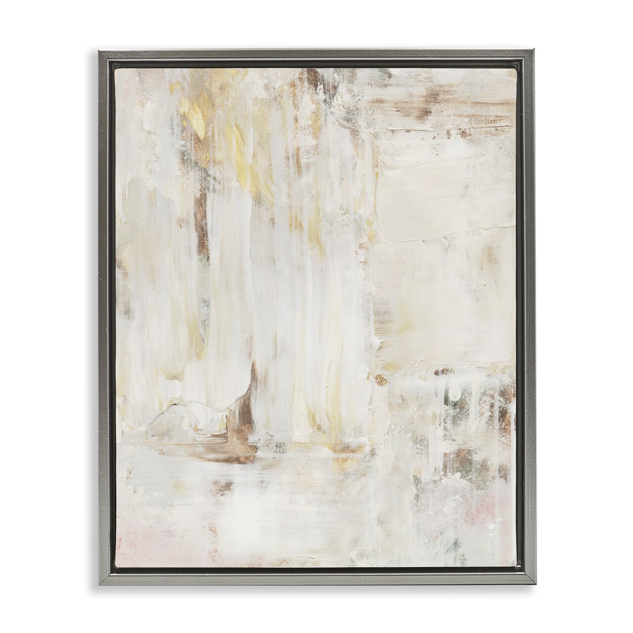 Stupell Industries Natural Muted Abstract Floating Frame Design by Victoria Barnes